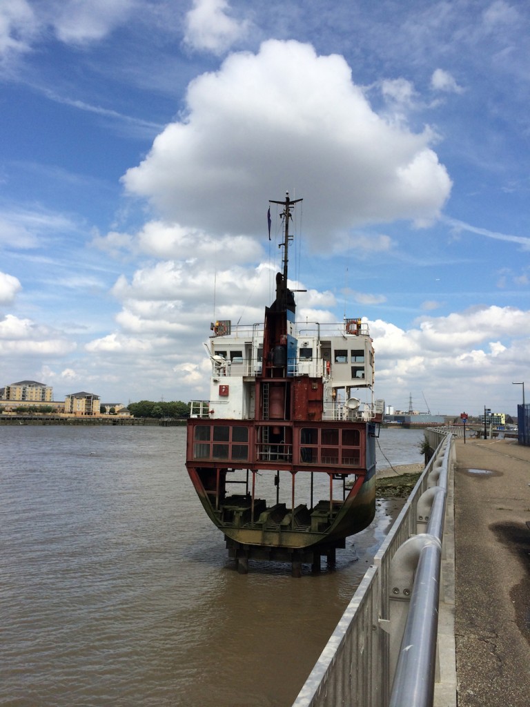Richard Wentworth Slice of Reality North Greenwich Thames Path