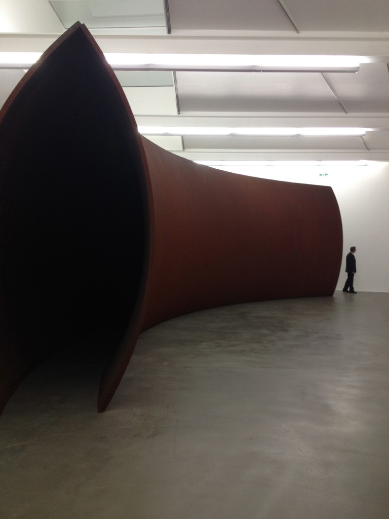 Richard Serra Gagosian Gallery Britannia st London Iron Steel weathered Backdoor Pipeline Ramble Dead Load London Cross